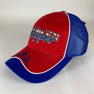 American Chopper Red Blue H3 Sportsgear Snapback Trucker Hat New